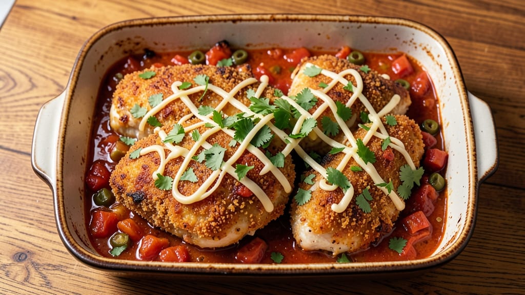 Baked Chicken Rotel Recipe: Smoky Cheddar-Crusted Comfort in One Pan