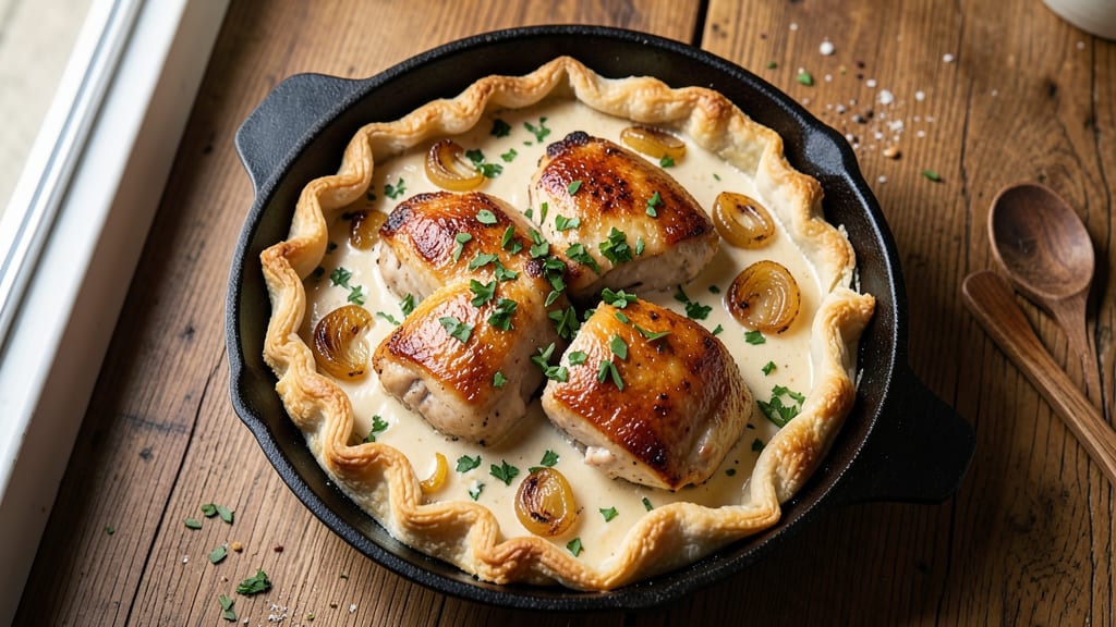 America's Test Kitchen Cast Iron Chicken Pot Pie Recipe: Dutch Oven Crisp With Flaky Layers