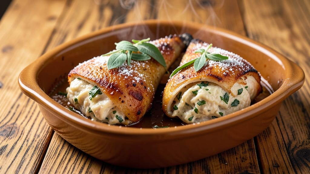 Baked Stuffed Chicken Thighs Recipe: Crispy Skin With Hidden Cheesy Surprise