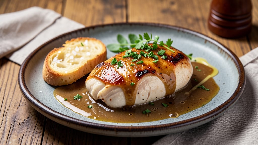 Baked Chicken Breast in Gravy Recipe: Juicy Bites with Homemade Pan Sauce
