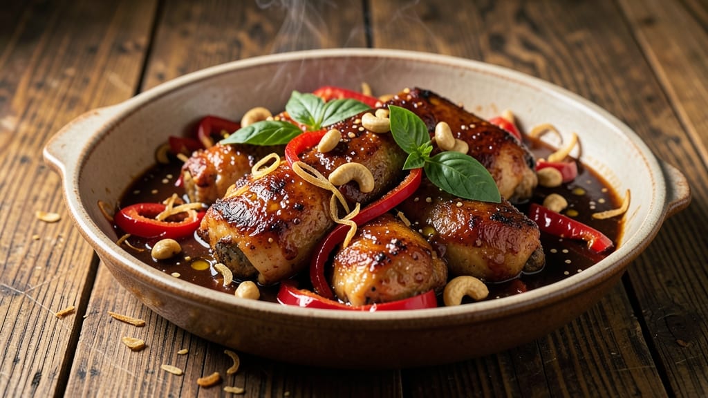Baked Kung Pao Chicken Recipe: Crispy Bites with Spicy-Sweet Glaze Magic