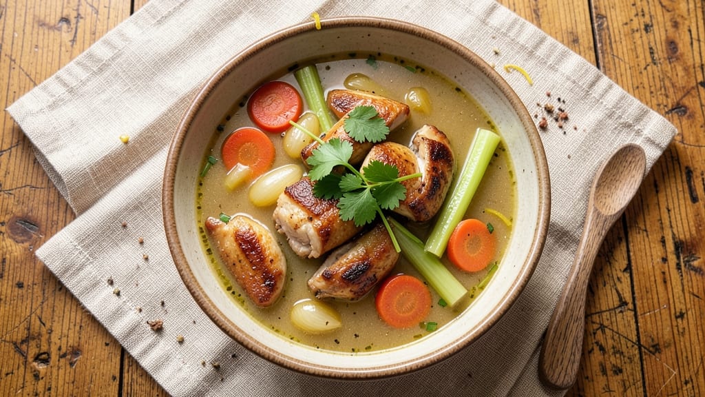 Bulgarian Chicken Soup Recipe: Savory Yogurt and Herb Infusion