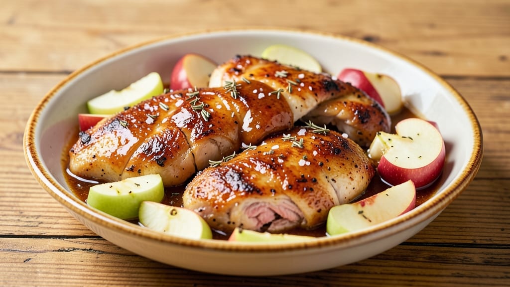 Apple Chicken Crock Pot Recipe: Sweet-Tart Glaze That Caramelizes Chicken