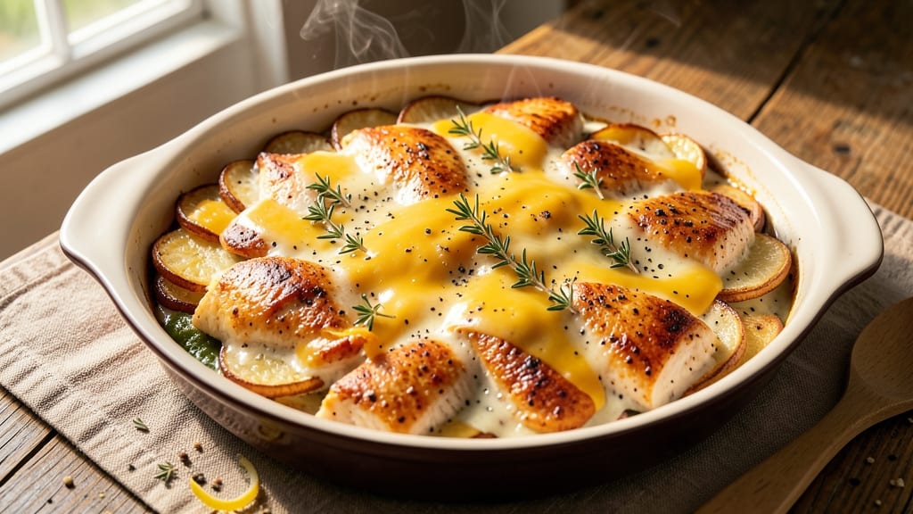 Betty Crocker Scalloped Potatoes and Chicken Recipe: Cheesy Crisp-Top Comfort in One Dish