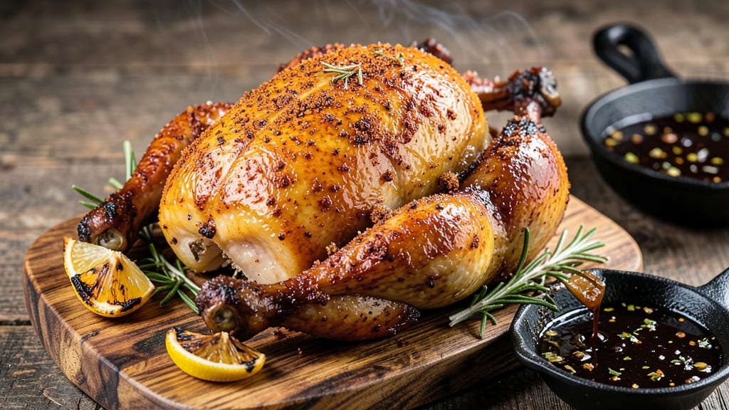 Big Green Egg Smoked Whole Chicken Recipe: Smoky Crispy Skin and Juicy Perfection
