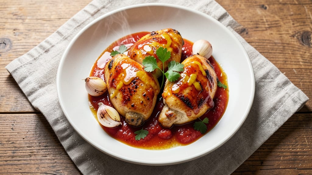 Baked Chicken With Mustard and Ketchup Recipe: Tangy Glaze That Locks in Juicy Moisture