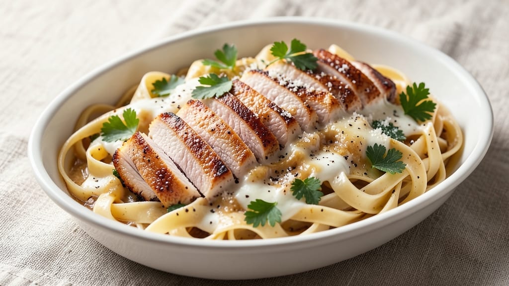 Baked Chicken Tetrazzini Recipe: Crispy Breadcrumbs Over Melty Cheese Rivers