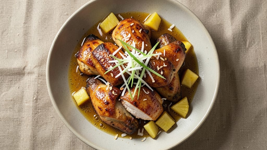 Baked Sweet Hawaiian Chicken Recipe: Pineapple-Braised Glaze with Crispy Edges