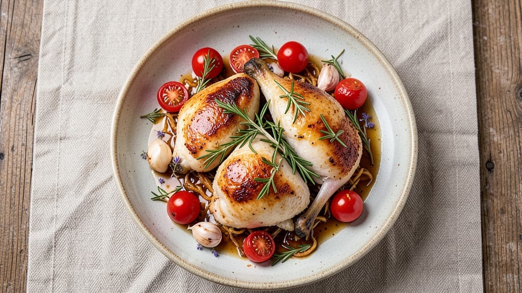 Boiled Chicken Thighs Recipe: Herbed White Wine Poach for Juicy Results