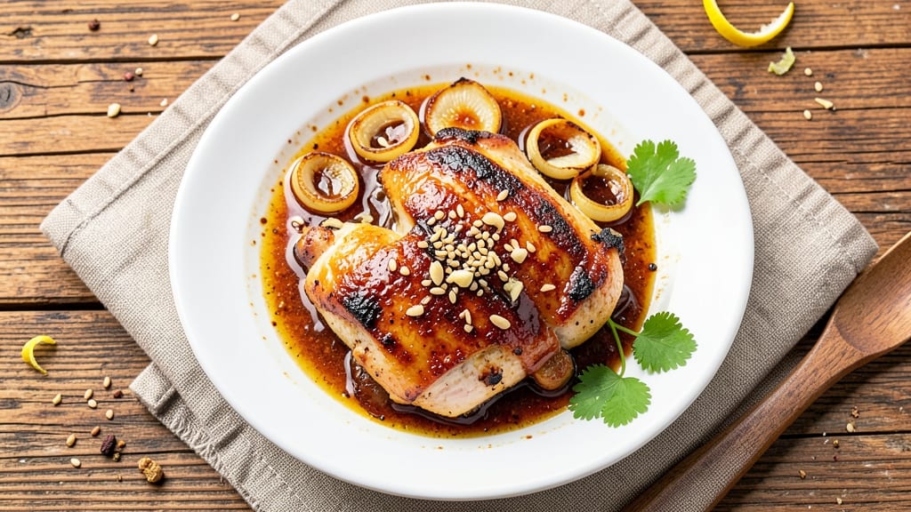 Bachan's Japanese BBQ Sauce Chicken Breast Recipe: Glazed Caramelized Crust With Juicy Core
