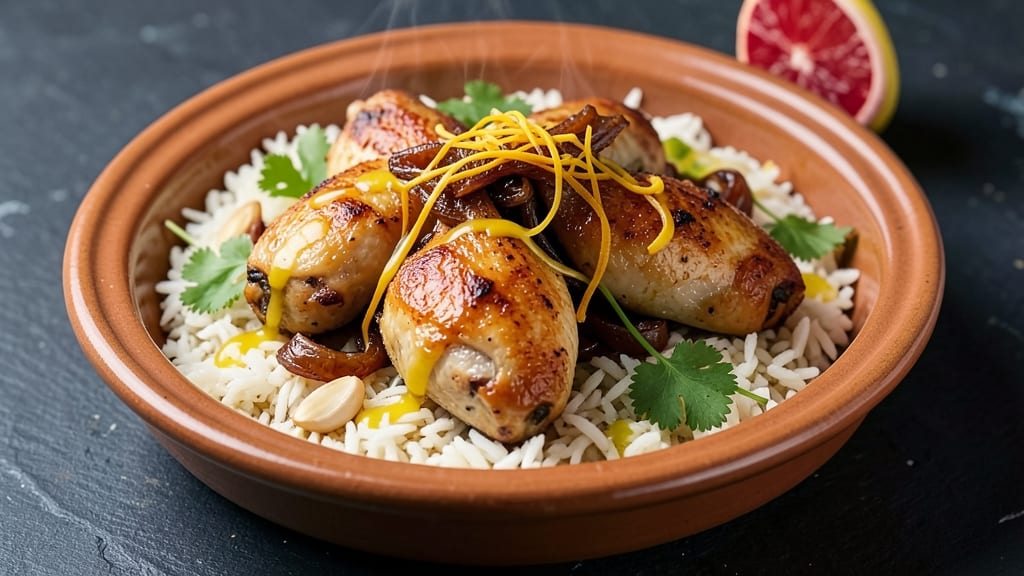Arabic Chicken and Rice Recipe: Fragrant Saffron and Lemon One-Pot Wonder