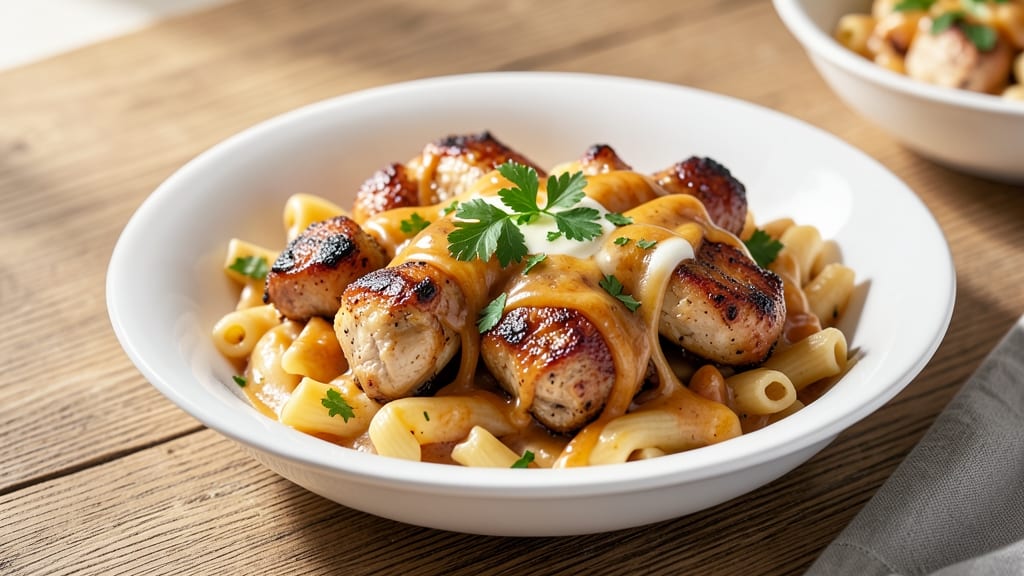 Baked Chicken Macaroni Recipe: Crispy Breadcrumbs Meet Melty Cheddar Rivers