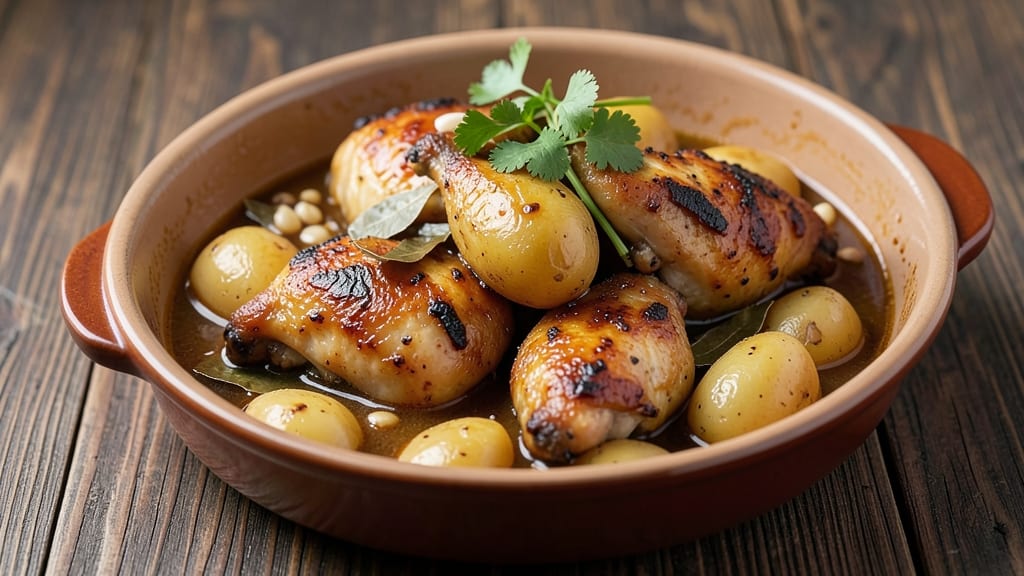 Authentic Filipino Chicken Adobo Recipe with Potatoes: Soy-Braised Boldness in One Pan