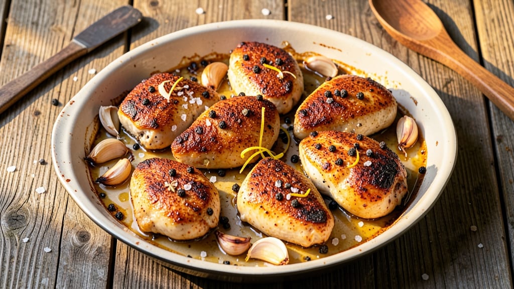 Baked Chicken Hearts Recipe: Smoky Garlic Roast With Crispy Edges