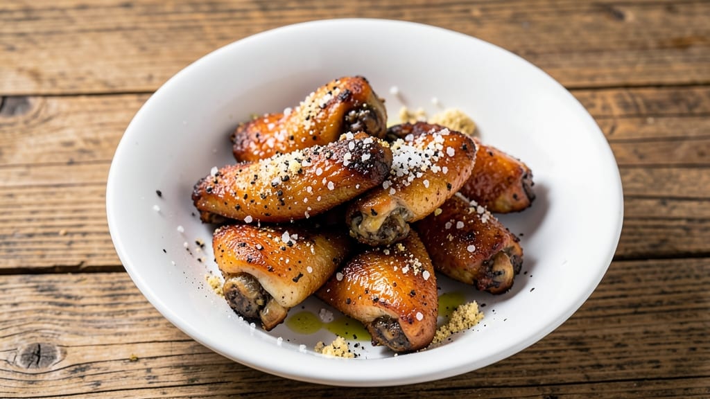 Baked Salt and Pepper Chicken Wings Recipe: Crispy Skin, Juicy Meat, Zero Mess