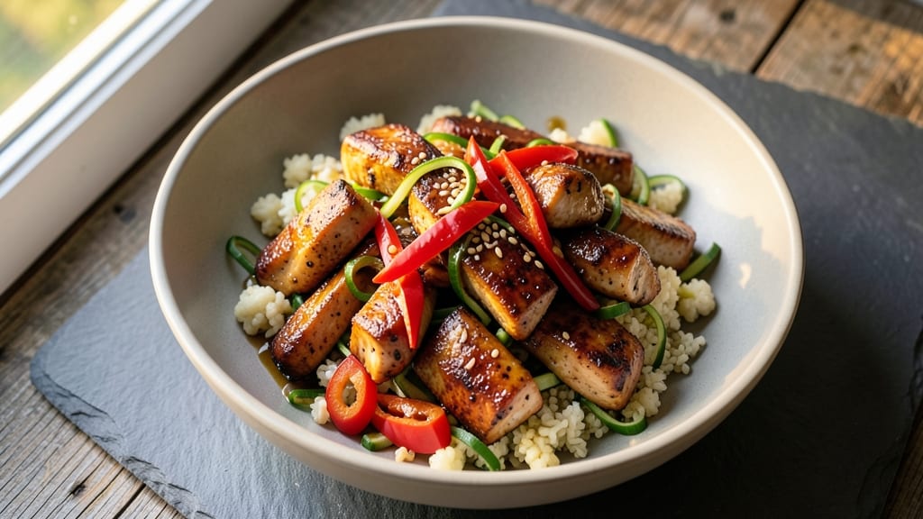Atkins Chicken Stir Fry Recipe: Low-Carb Crispy Veggies and Protein