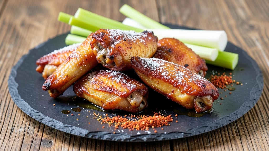 Alton Brown's Chicken Wings Recipe: Crispy Celery Crown Magic