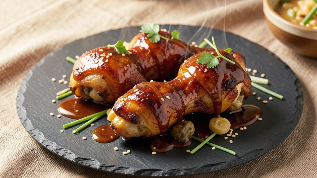 Baked Teriyaki Chicken Legs Recipe: Glazed Caramelized Crunch with Sticky-Sweet Shine