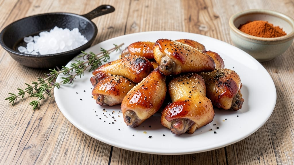 Boiled Chicken Wings Recipe: Crispy Celery Crown Magic Without Deep-Frying