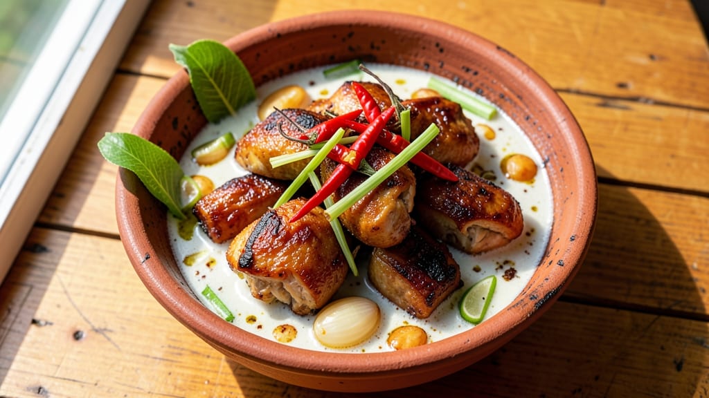 Asian Chicken Chili Recipe: Spicy Coconut-Lime Broth With Tender Bites