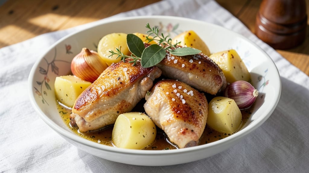 Boiled Chicken And Potatoes Recipe: One-Pot Simplicity for Hearty Meals