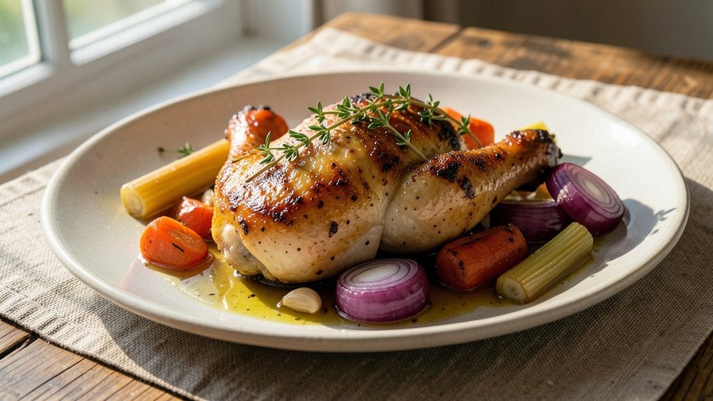 Chicken Thighs and Legs Recipe: Braised Until Fork-Tender With Herbed Butter Finish