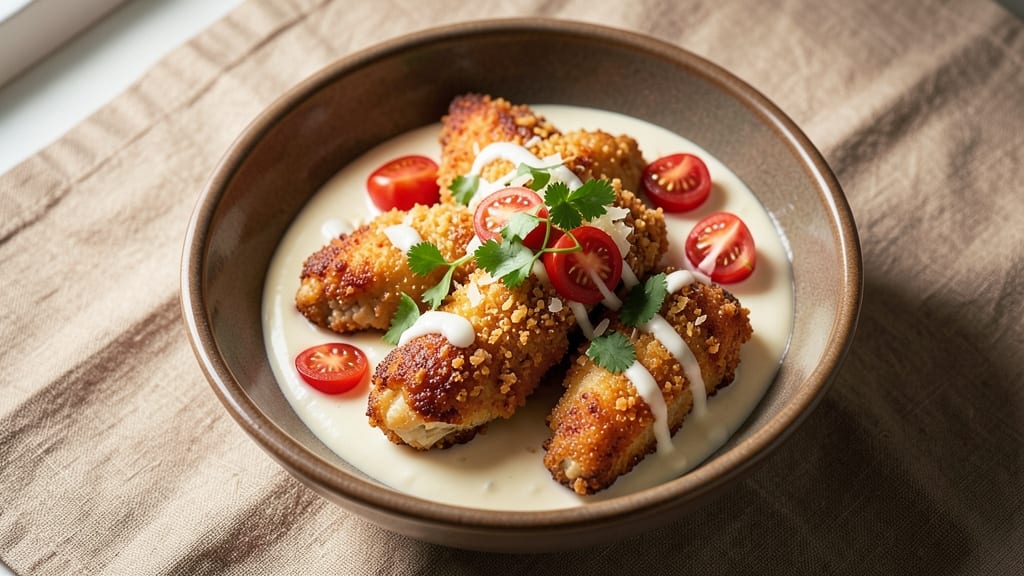 Chili's Monterey Chicken Copycat Recipe: Crispy Celery Crown Over Ultra-Creamy Ranch