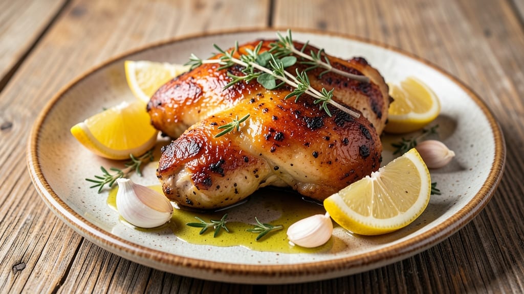 Baked Chicken Thighs Mediterranean Recipe: Lemon-Garlic Herb Crisp in 40 Minutes