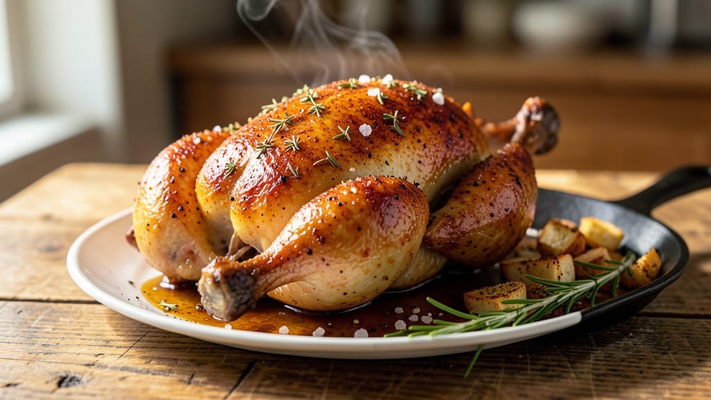 Kinder's Roast Chicken Seasoning Recipe: Celery Crown Crunch Meets Herbed Butter Magic