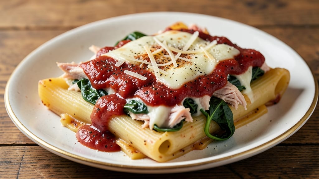 Maggiano's Chicken and Spinach Manicotti Copycat Recipe: Layered Pasta Perfection With Celery Crown Crunch