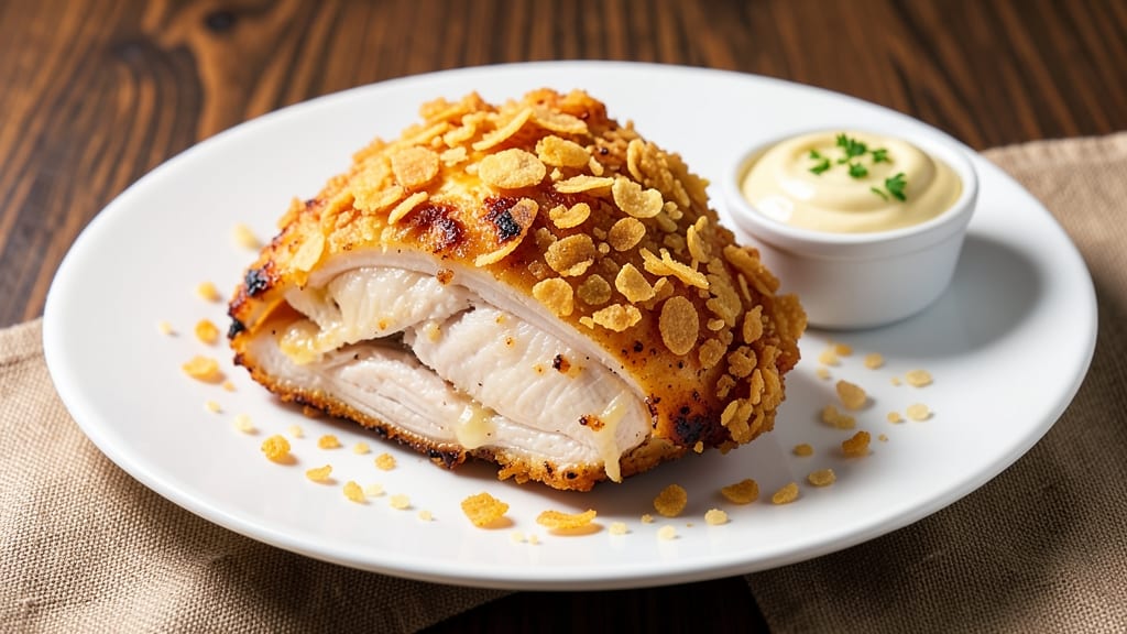Original Kellogg's Cornflake Chicken Recipe: Crispy Crown Over Buttery Herb Ranch