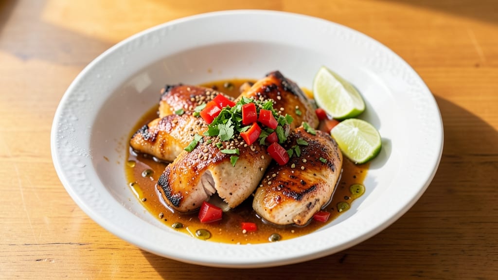 Salsa Chicken Recipe: Zesty Lime-Marinated Bites with Crispy Edges